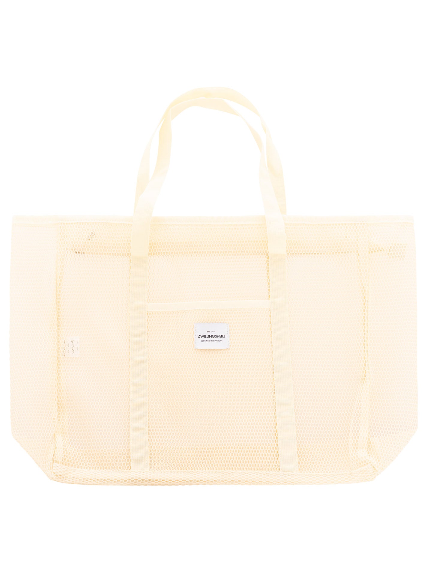 💕 Zwillingsherz XXL Shopper "Netz" Creme