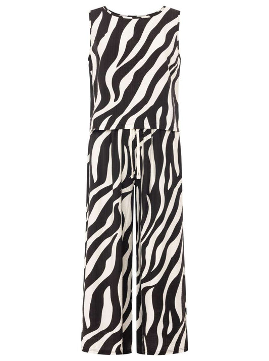 💕 Zwillingsherz Set Hose & Top "Zebra" Schwarz