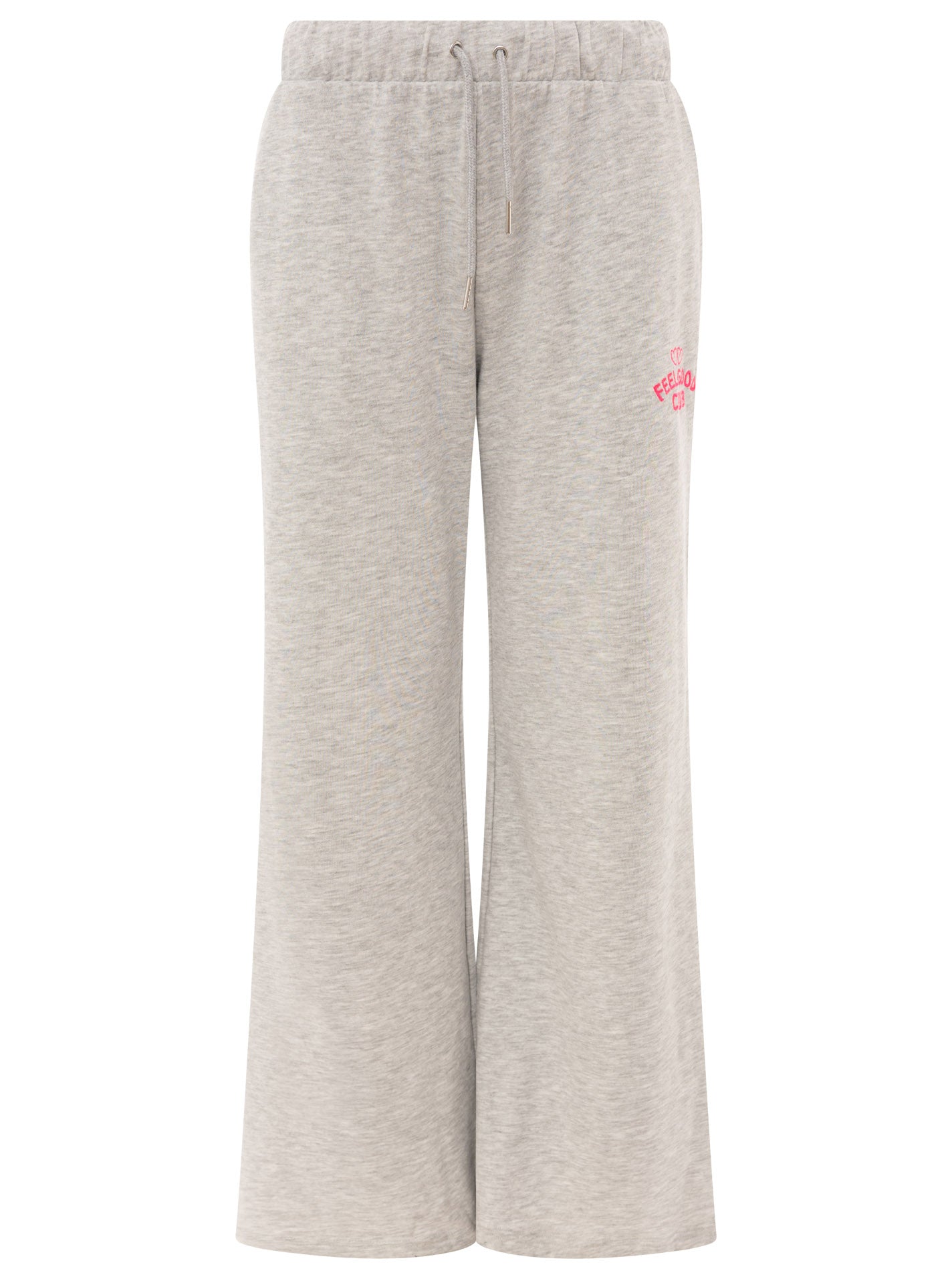 💕 Zwillingsherz Sweathose "Feel Good Club" Hellgrau