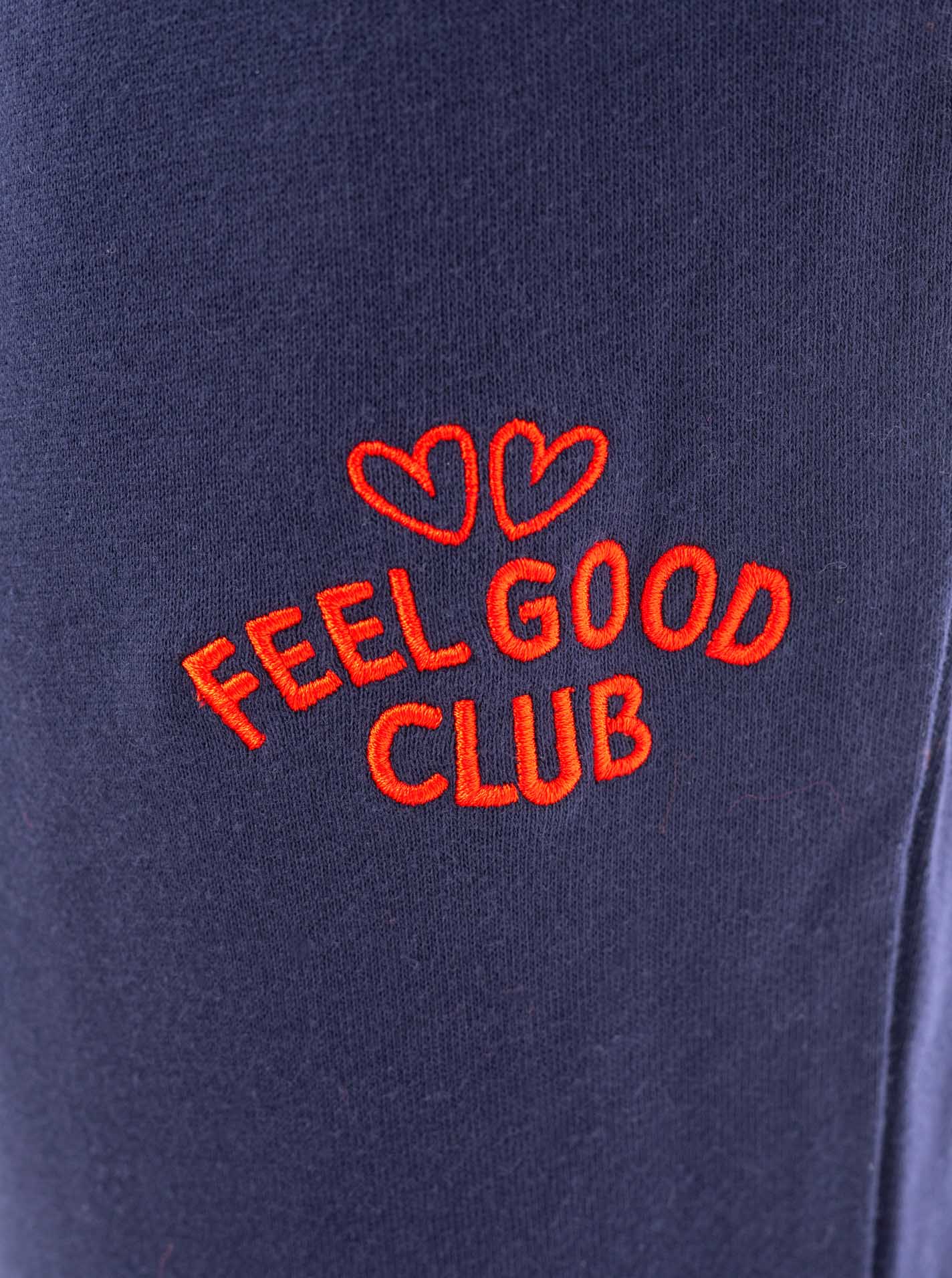 💕 Zwillingsherz Sweathose "Feel Good Club" Navy