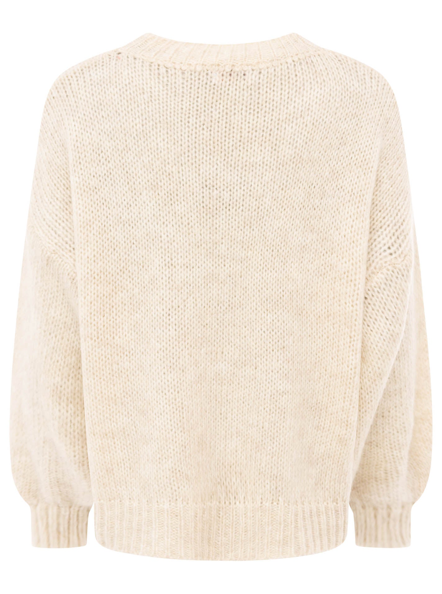 💕 Zwillingsherz Pullover "Look Back" Beige