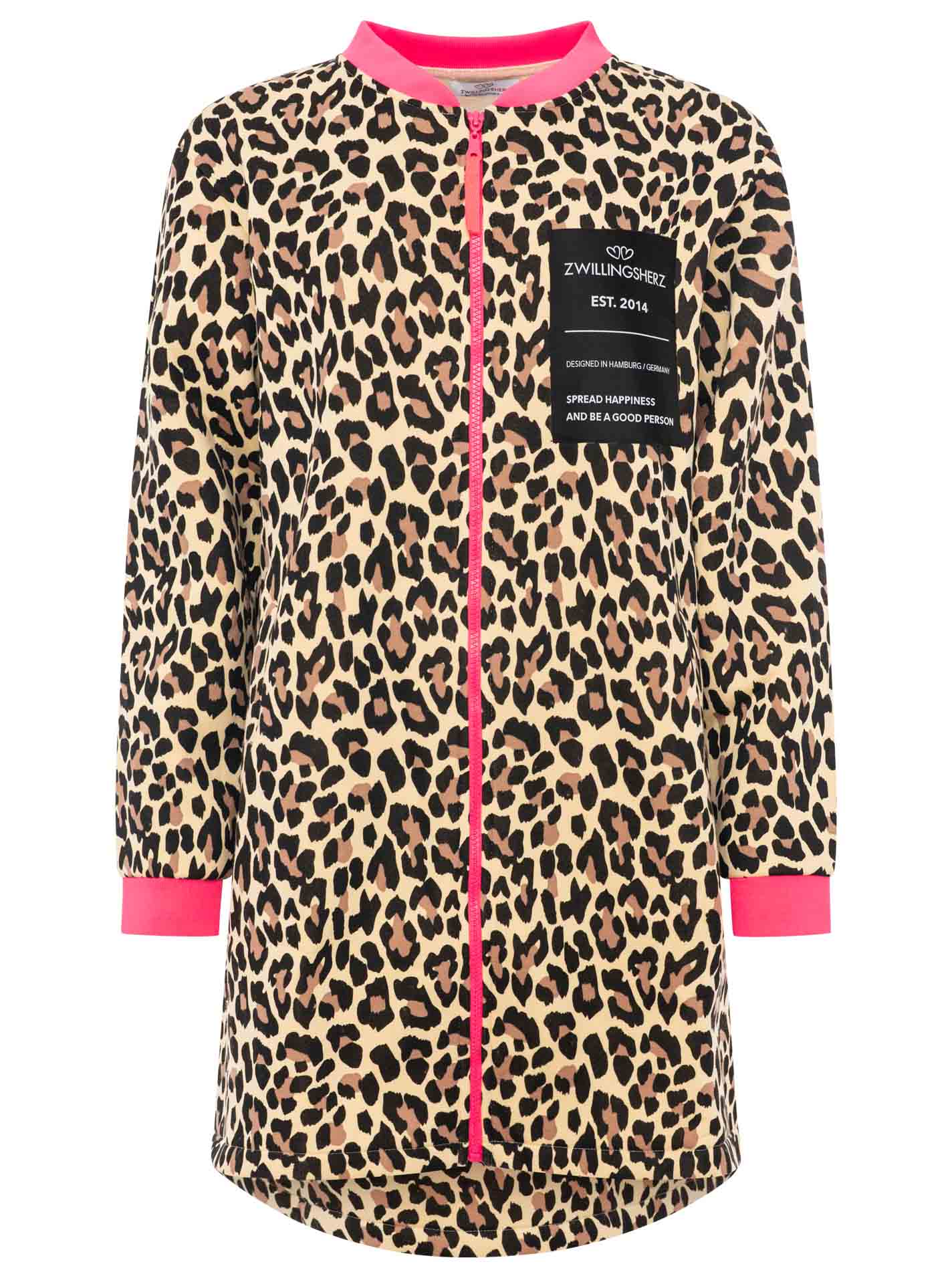 💕 Zwillingsherz Bombermantel "Leo Love" Beige