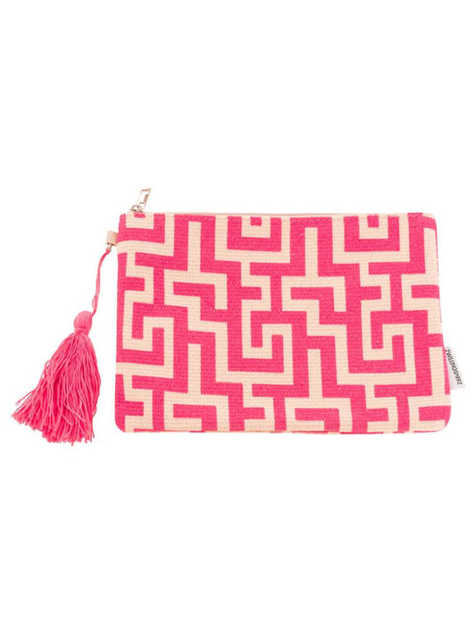💕 Zwillingsherz Kosmetiktasche "Labyrinth" Pink