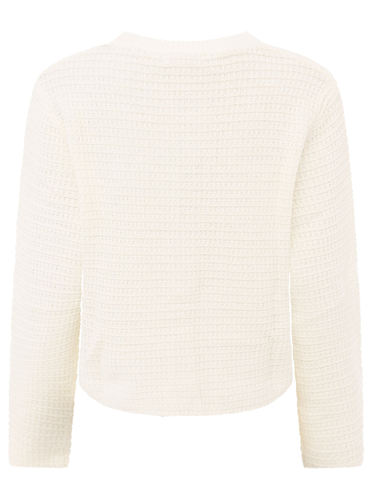 💕 Zwillingsherz Strickjacke mit goldenen Knöpfen Weiß