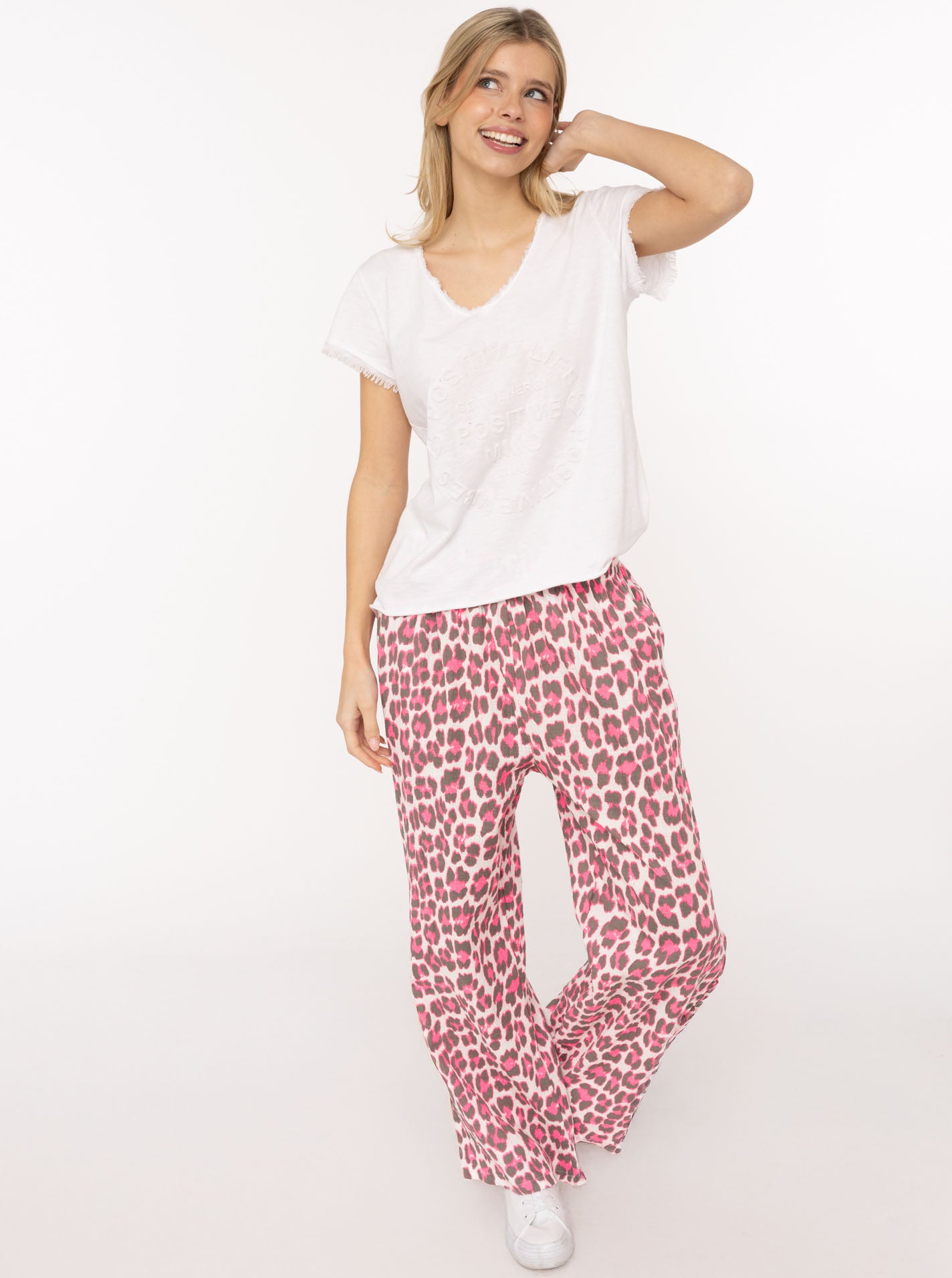 💕 Zwillingsherz Hose BW "Leo" Pink