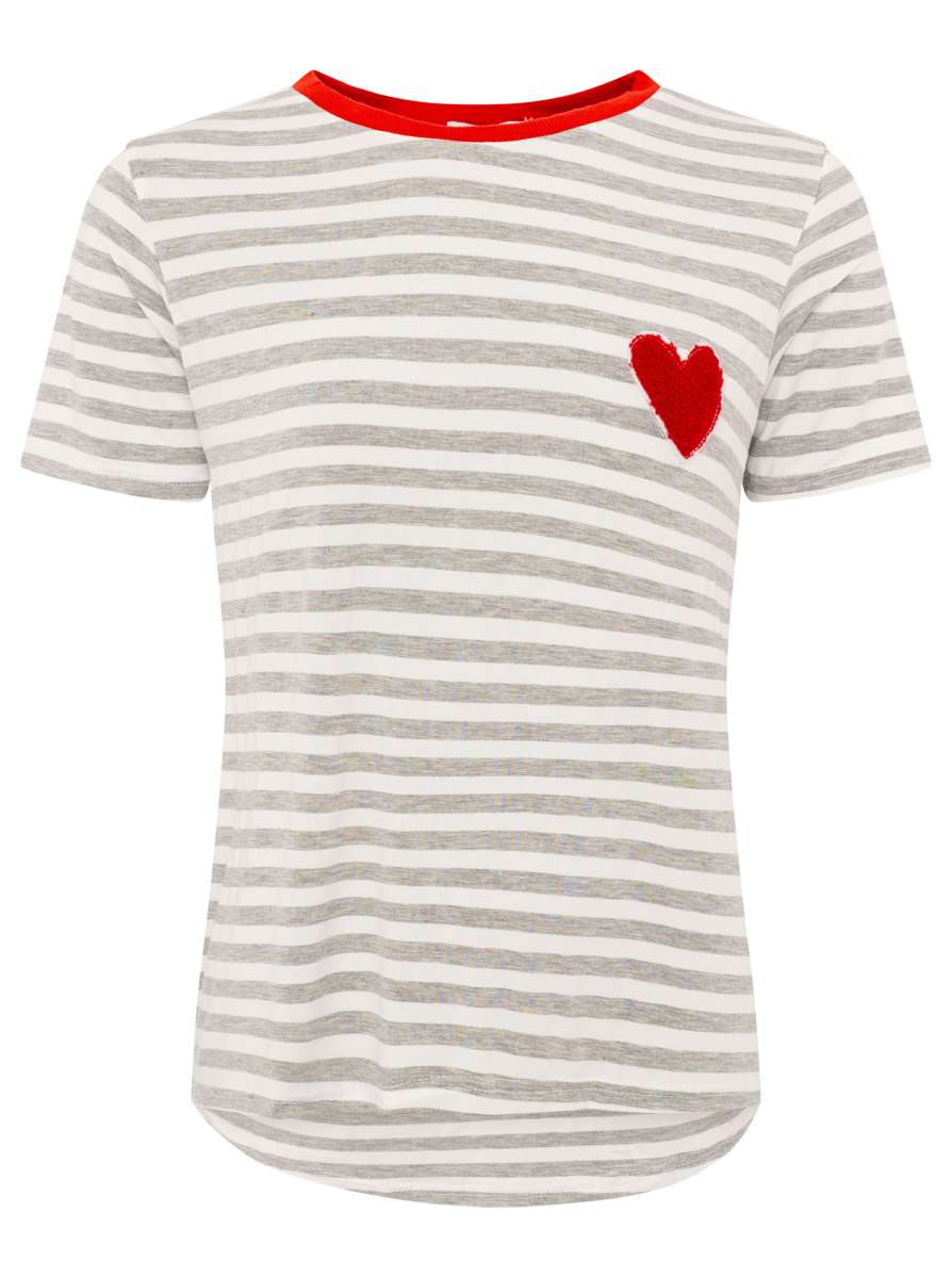 💕 Zwillingsherz T-Shirt "Herzi" Grau