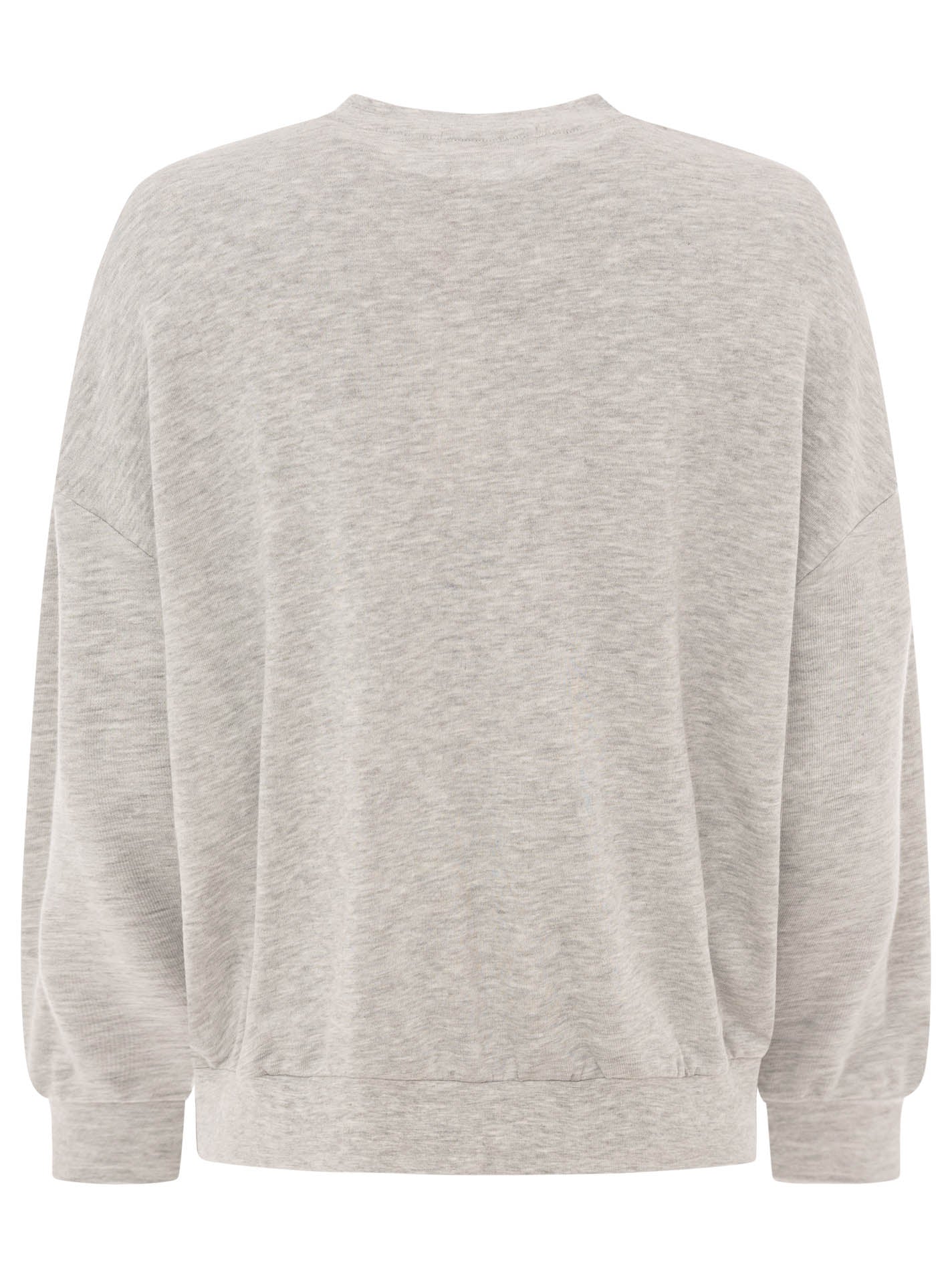 💕 Zwillingsherz Sweatshirt "Feel Good Club" Hellgrau