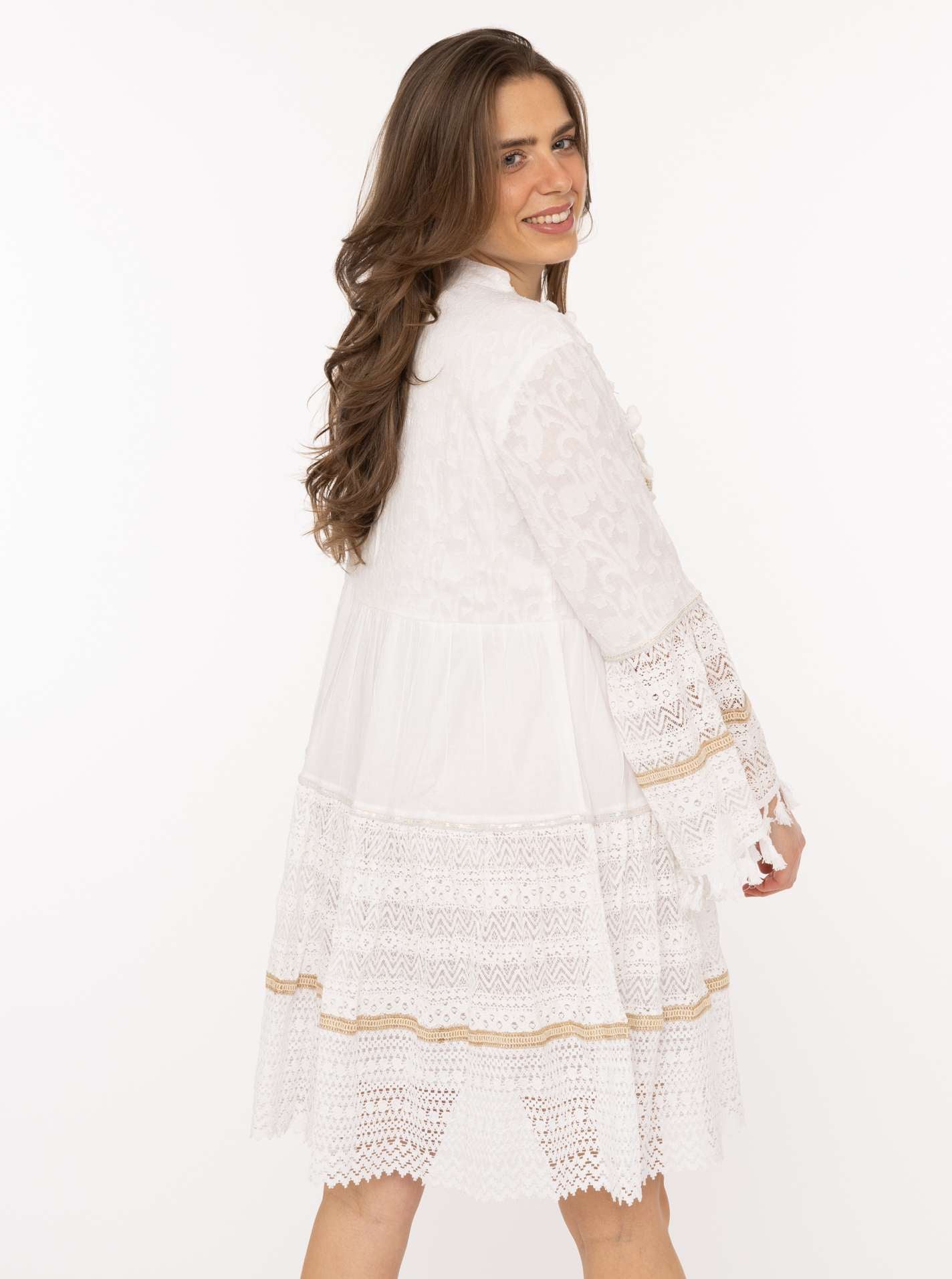 💕 Zwillingsherz Kleid "Beach Dream" Weiß