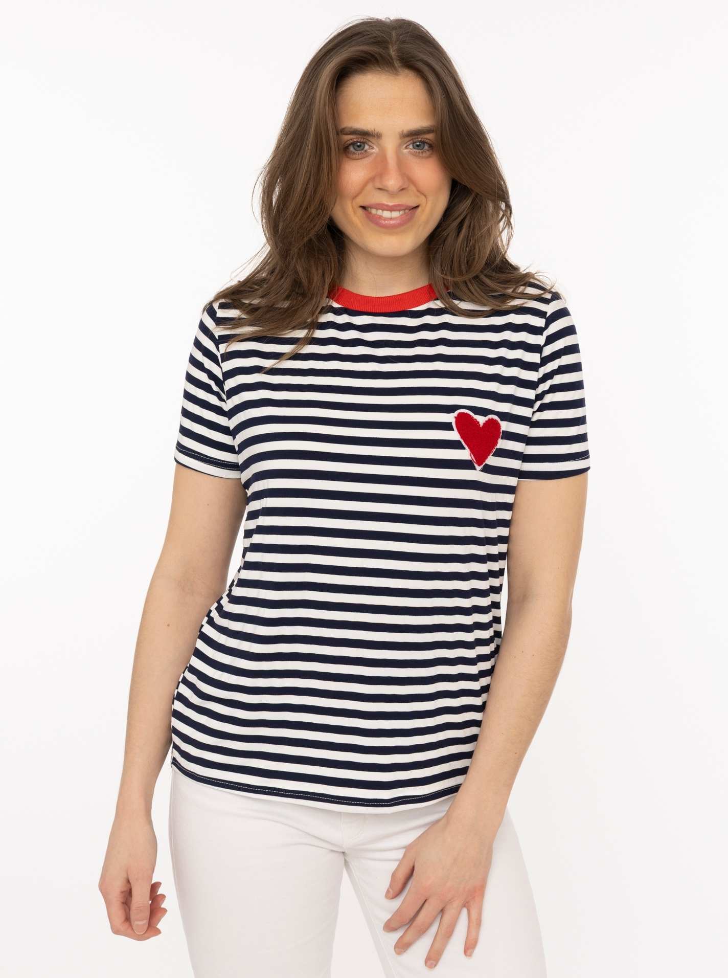 💕 Zwillingsherz T-Shirt "Herzi" Navy
