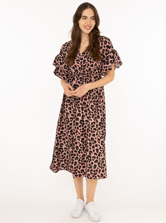 💕 Zwillingsherz Maxikleid "Leo Dreams" Altrosa