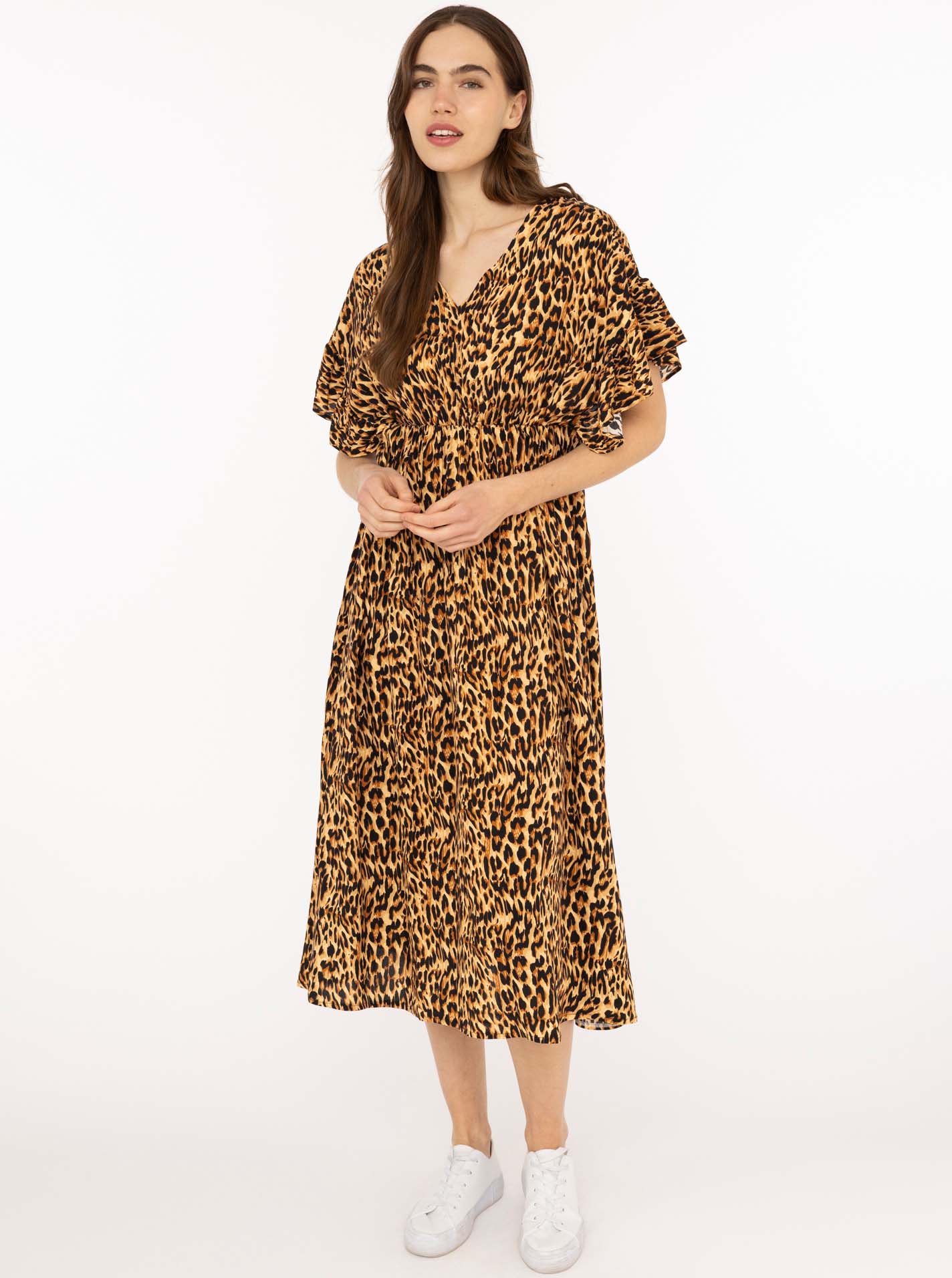 💕 Zwillingsherz Maxikleid "Leo Nights" Braun