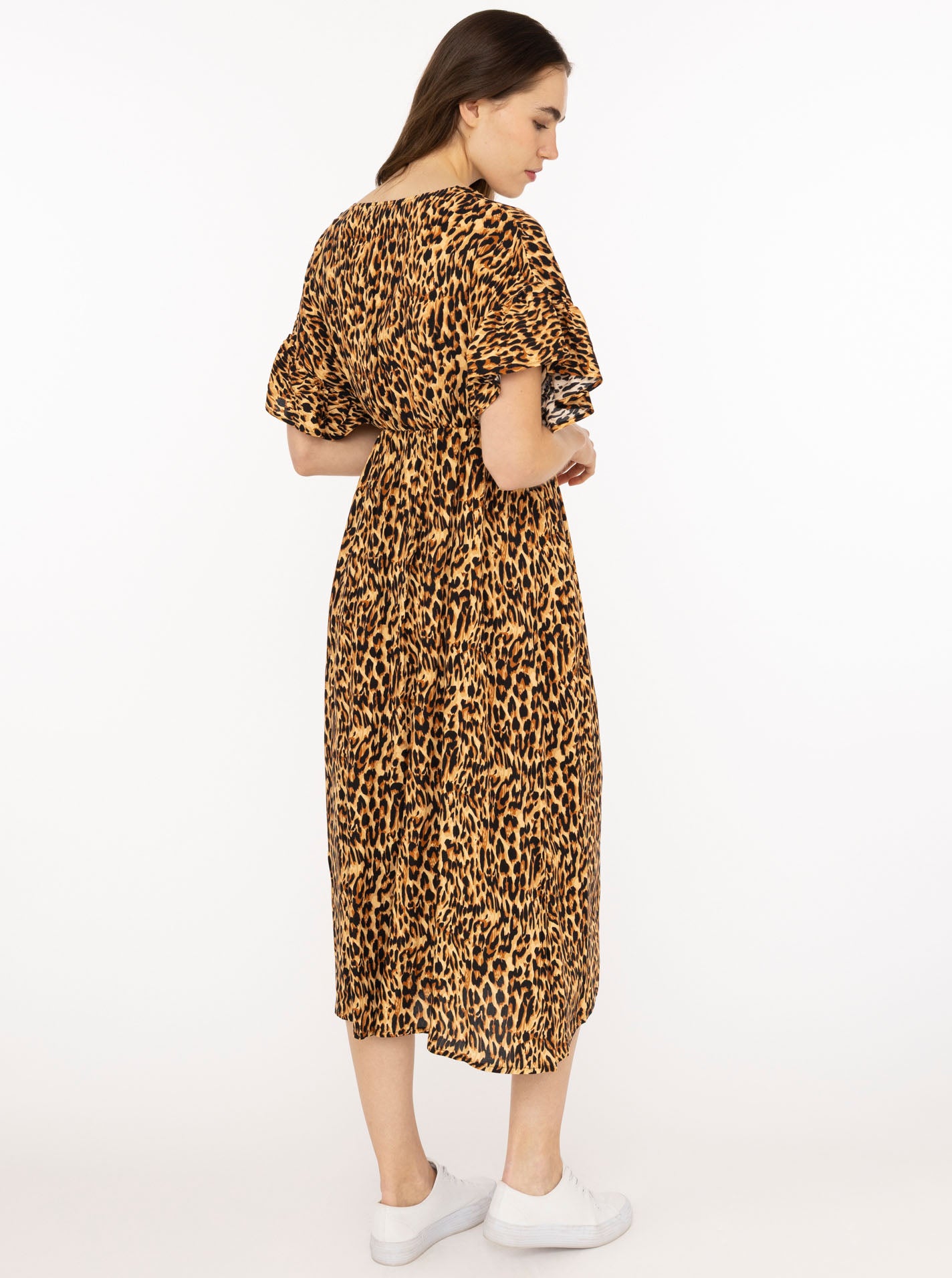 💕 Zwillingsherz Maxikleid "Leo Nights" Braun