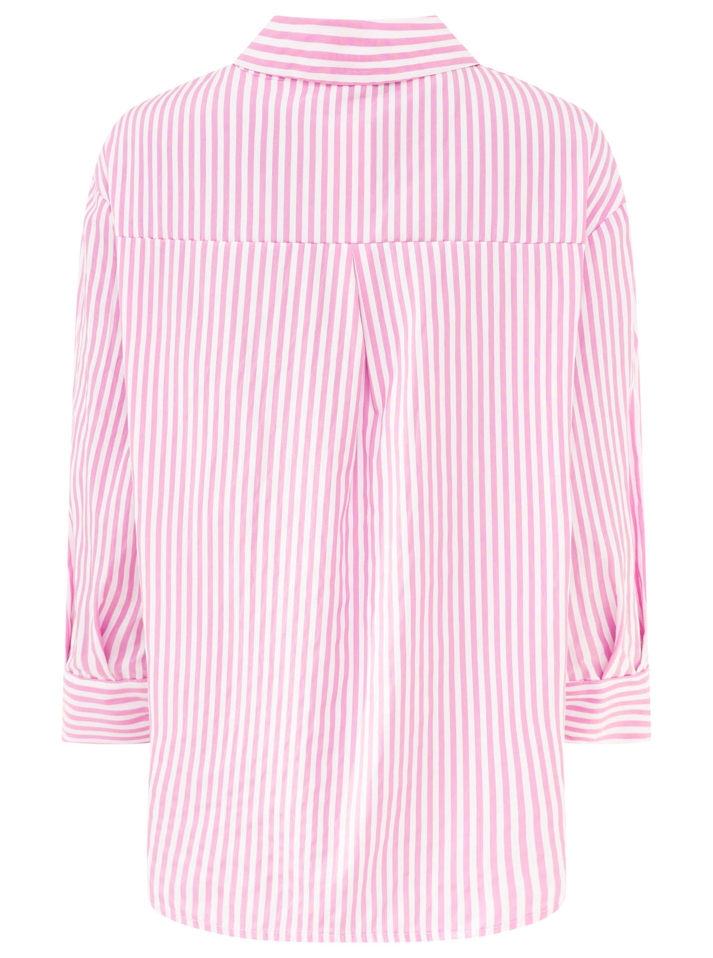 💕 Zwillingsherz Bluse Oversize "Streifen & Amore" Pink