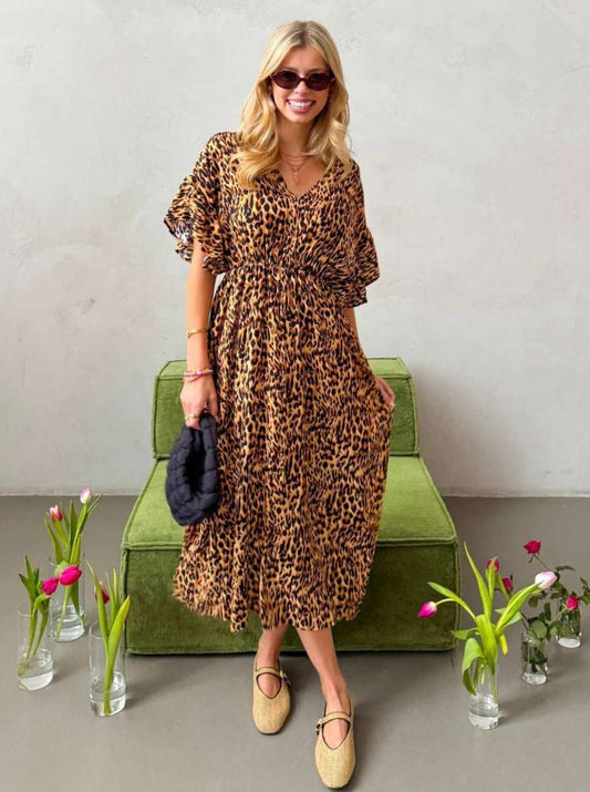 💕 Zwillingsherz Maxikleid "Leo Nights" Braun