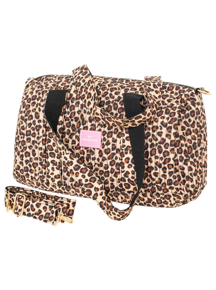 💕 Zwillingsherz XXL Weekender "Leo" Beige