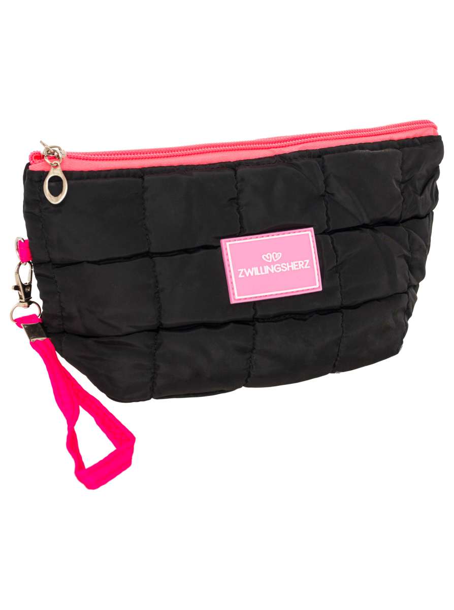 💕 Zwillingsherz Kosmetiktasche "Uni" Schwarz