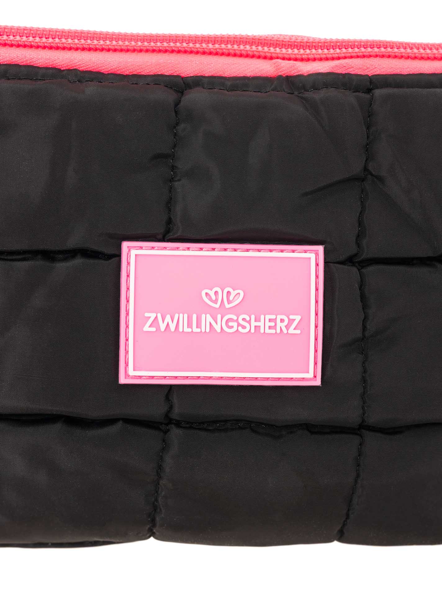💕 Zwillingsherz Kosmetiktasche "Uni" Schwarz