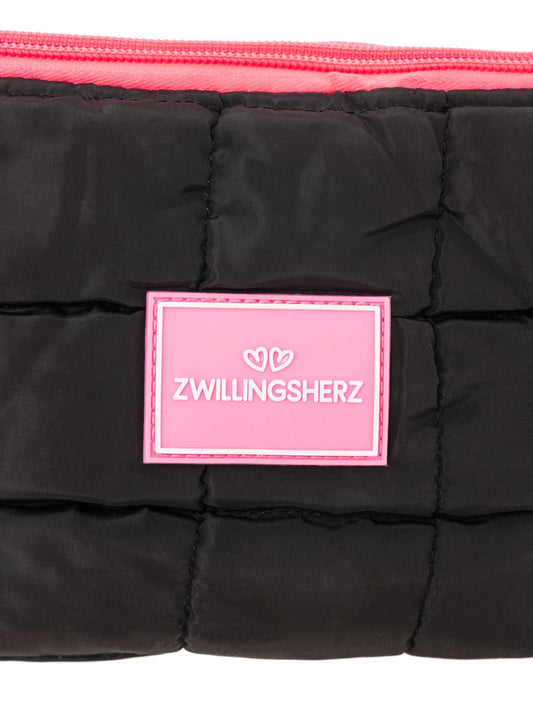 💕 Zwillingsherz Kosmetiktasche "Uni" Schwarz