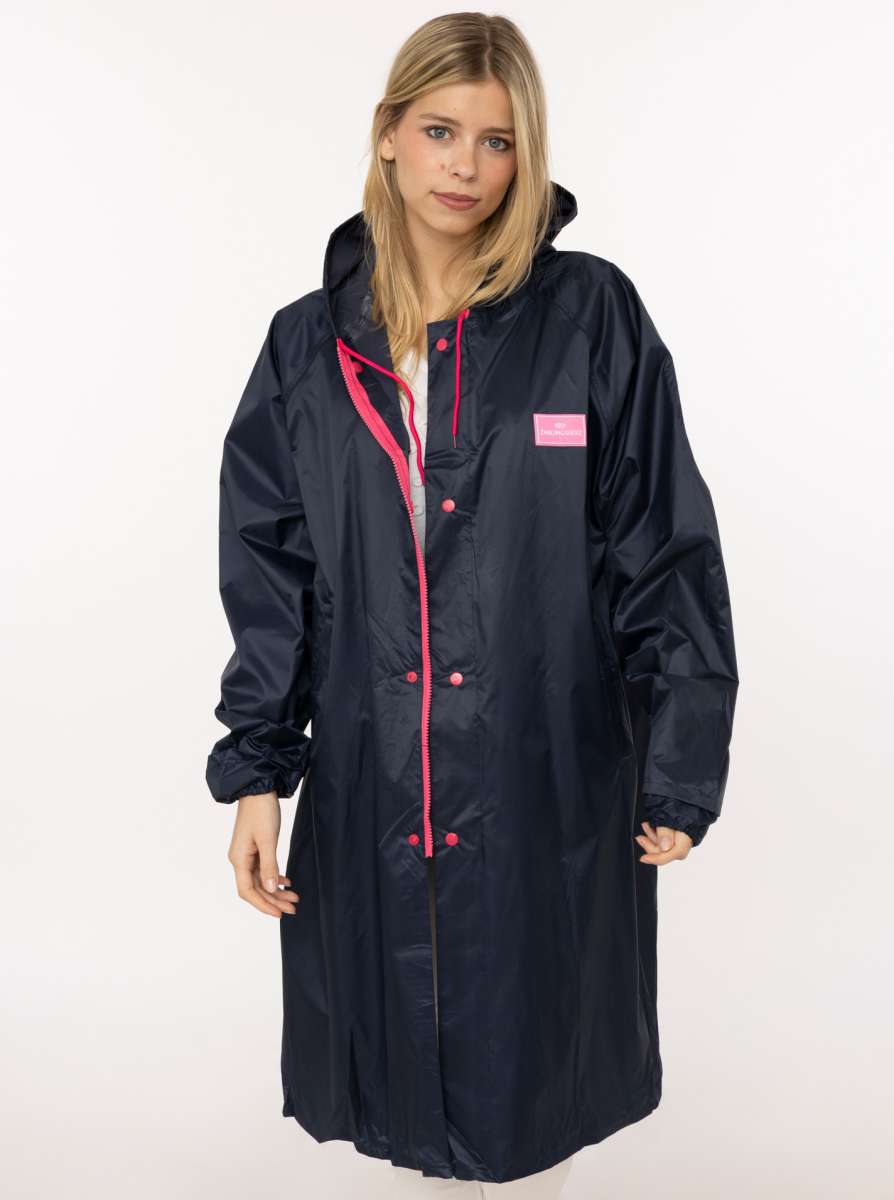 💕 Zwillingsherz Regenmantel "Uni" Navy