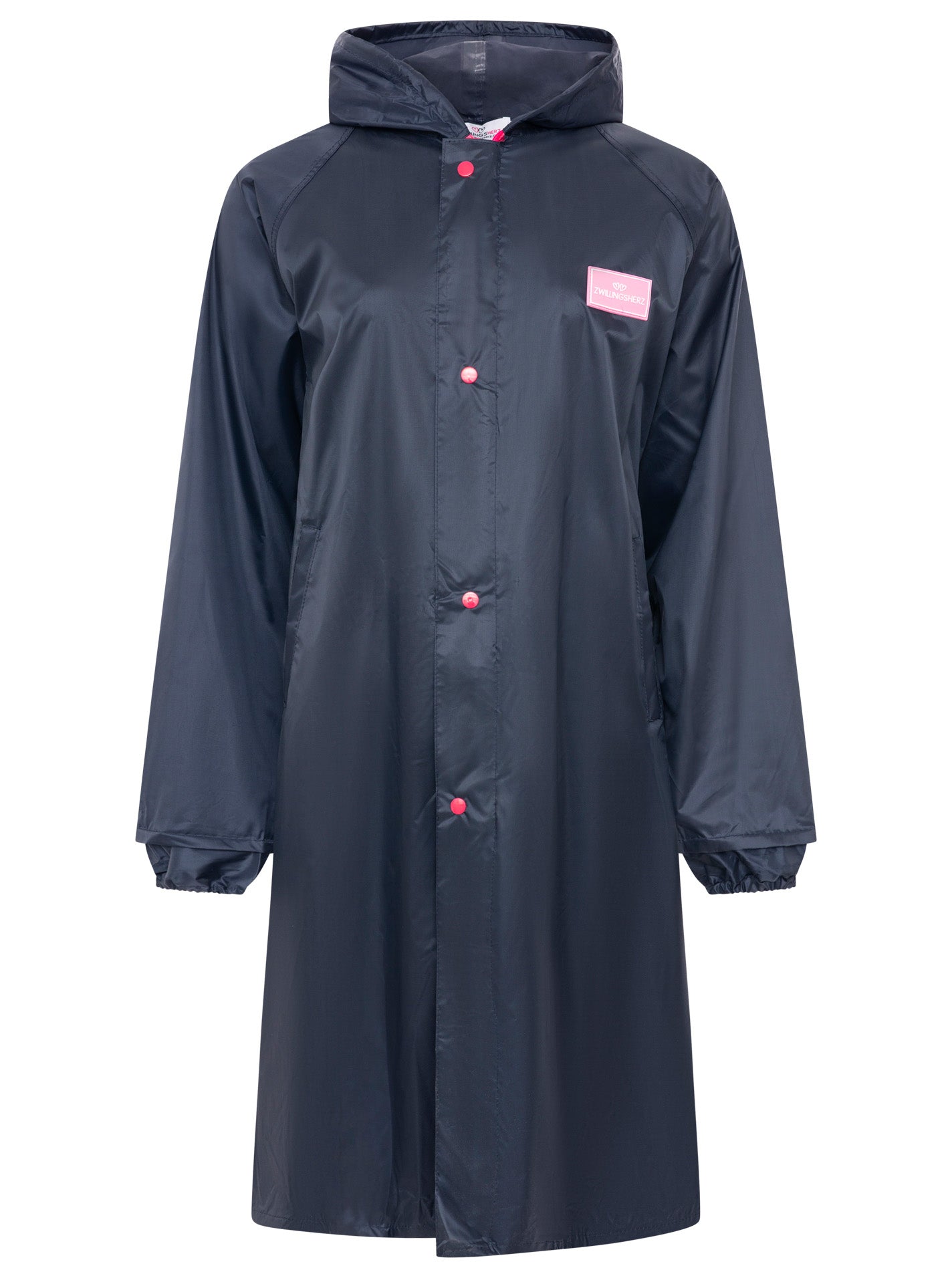 💕 Zwillingsherz Regenmantel "Uni" Navy