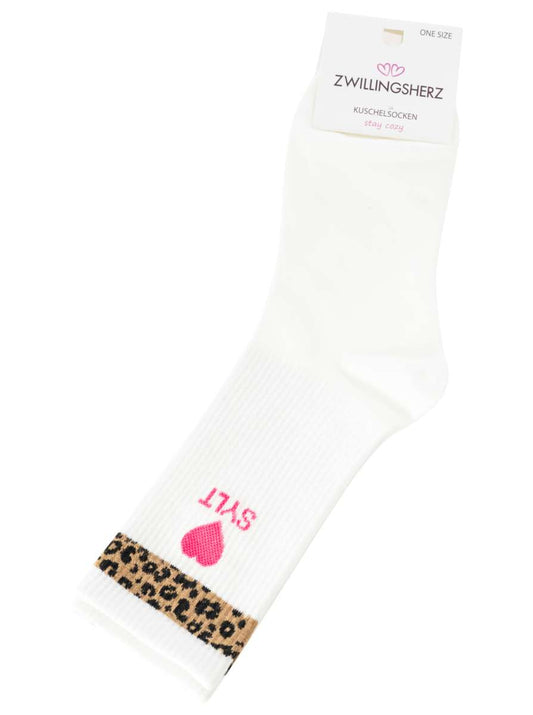 💕 Zwillingsherz Tennissocken "Sylt Love" Pink