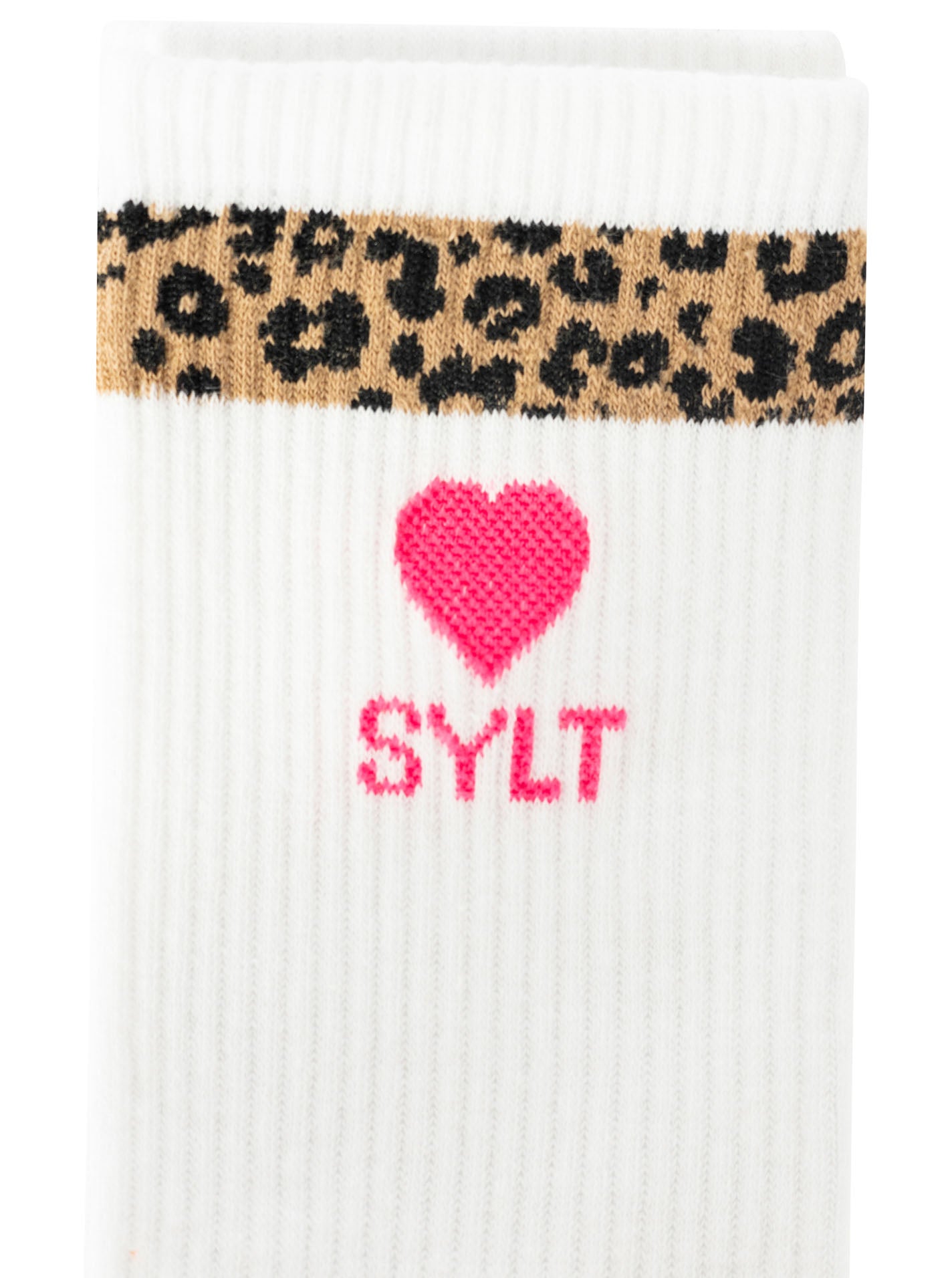 💕 Zwillingsherz Tennissocken "Sylt Love" Pink
