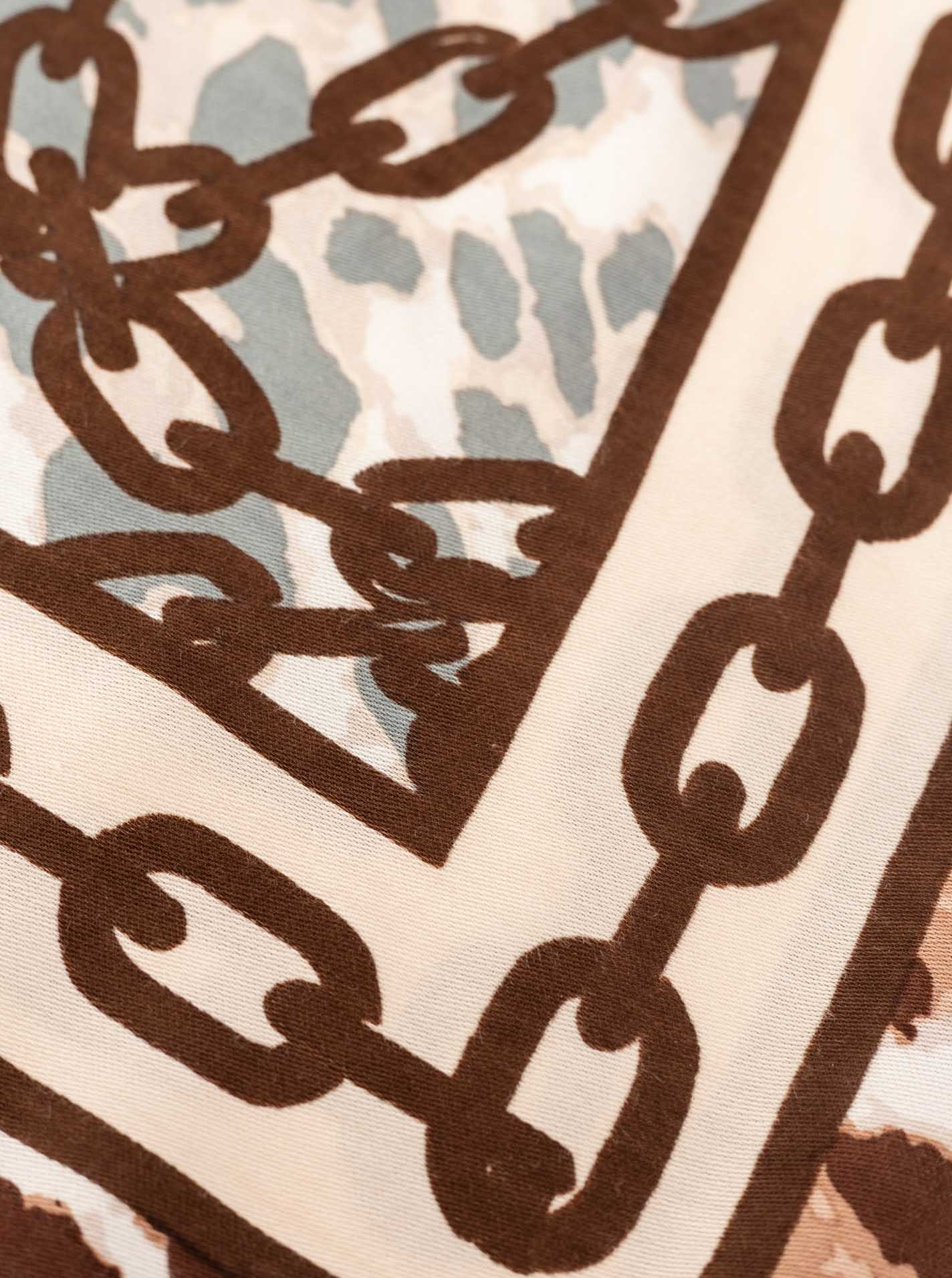 💕 Zwillingsherz Dreieckstuch "Luxurious Leo" Beige