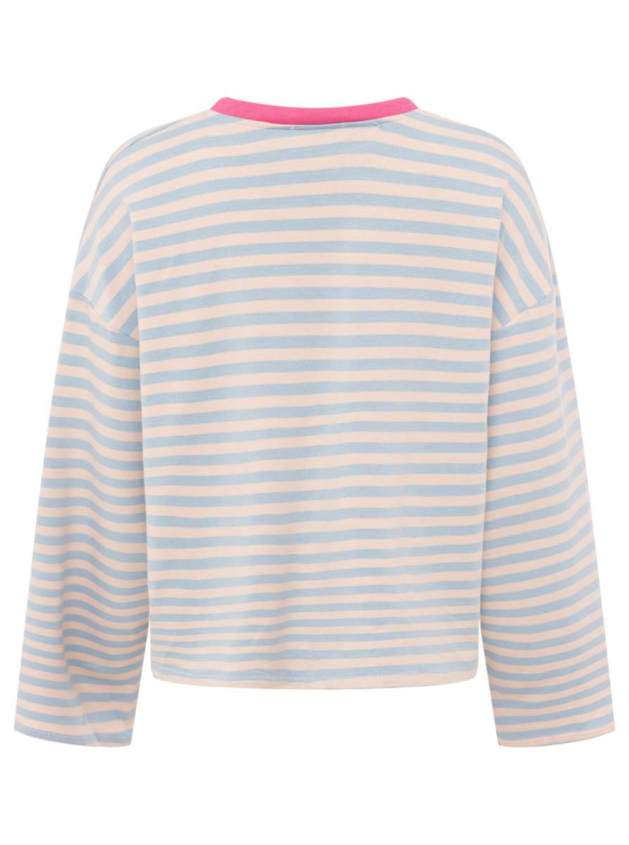 💕 Zwillingsherz Sweatshirt "Perfectly Imperfect" Hellblau