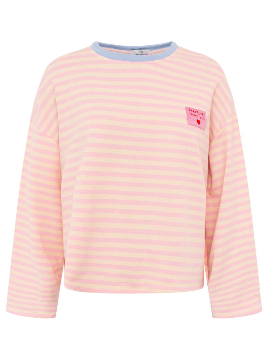💕 Zwillingsherz Sweatshirt "Perfectly Imperfect" Rosa