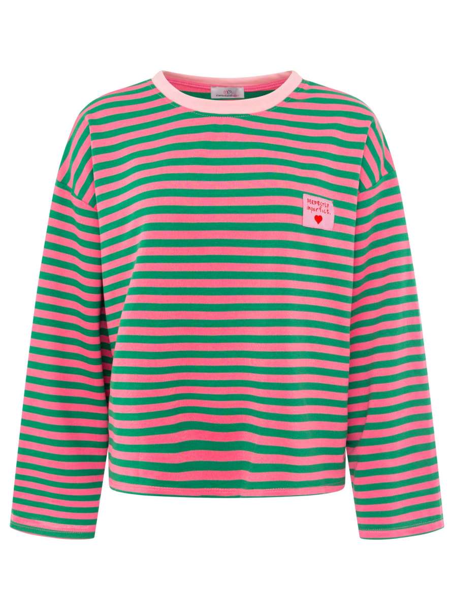 💕 Zwillingsherz Sweatshirt "Perfectly Imperfect" Grün