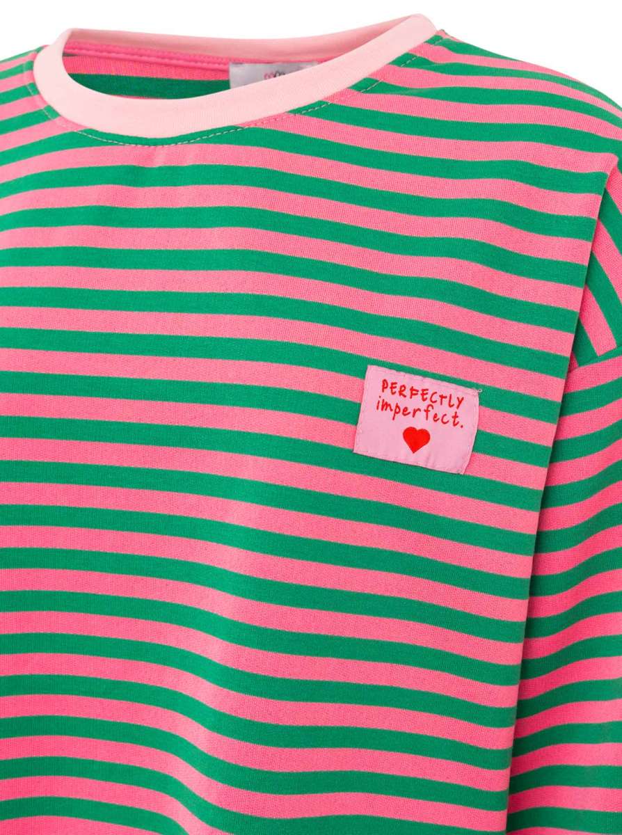 💕 Zwillingsherz Sweatshirt "Perfectly Imperfect" Grün