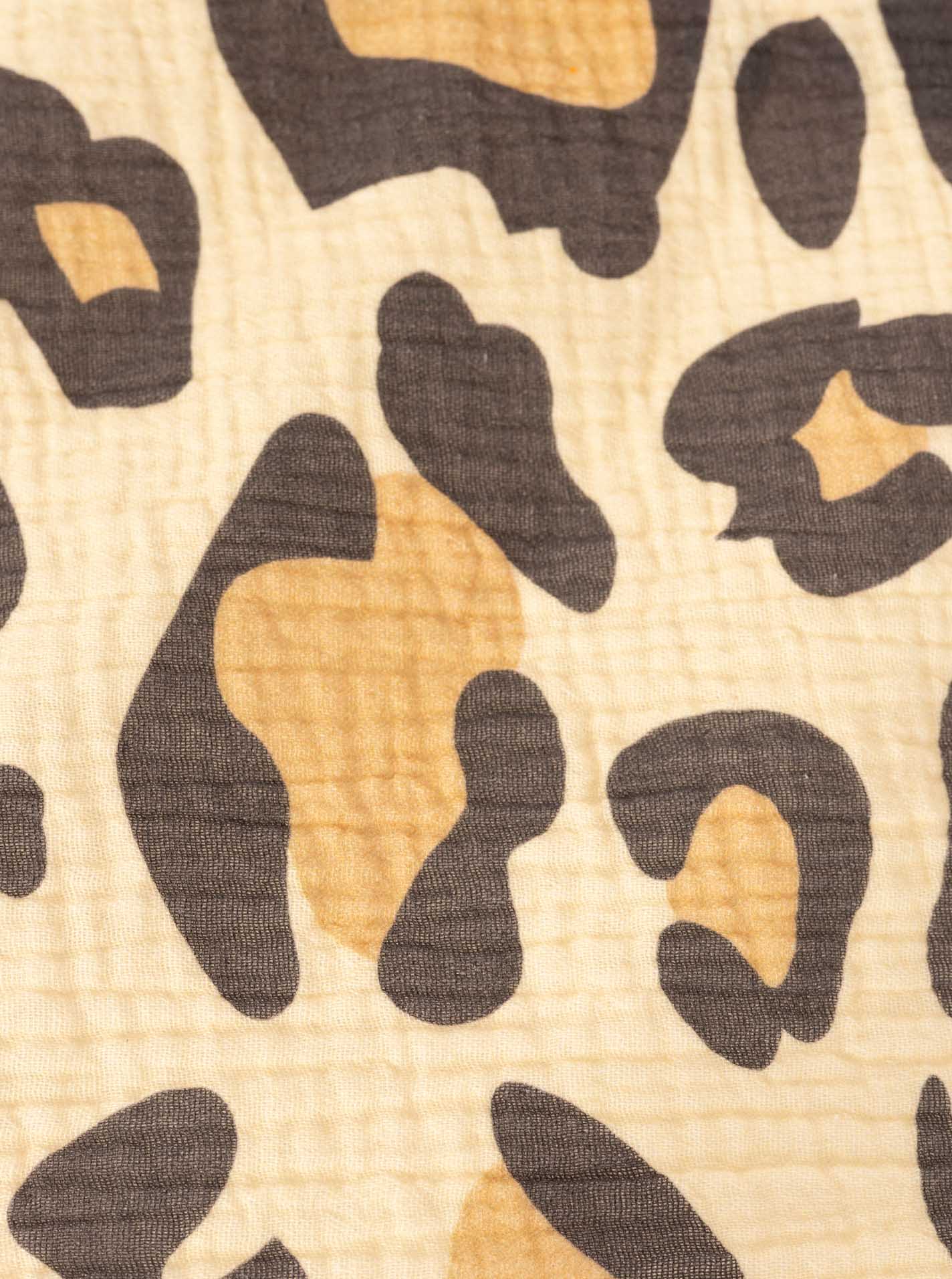 💕 Zwillingsherz Dreieckstuch "Leo" Musselin Viereck Beige