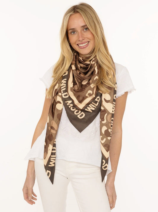 💕 Zwillingsherz Dreieckstuch "Good Mood" Beige
