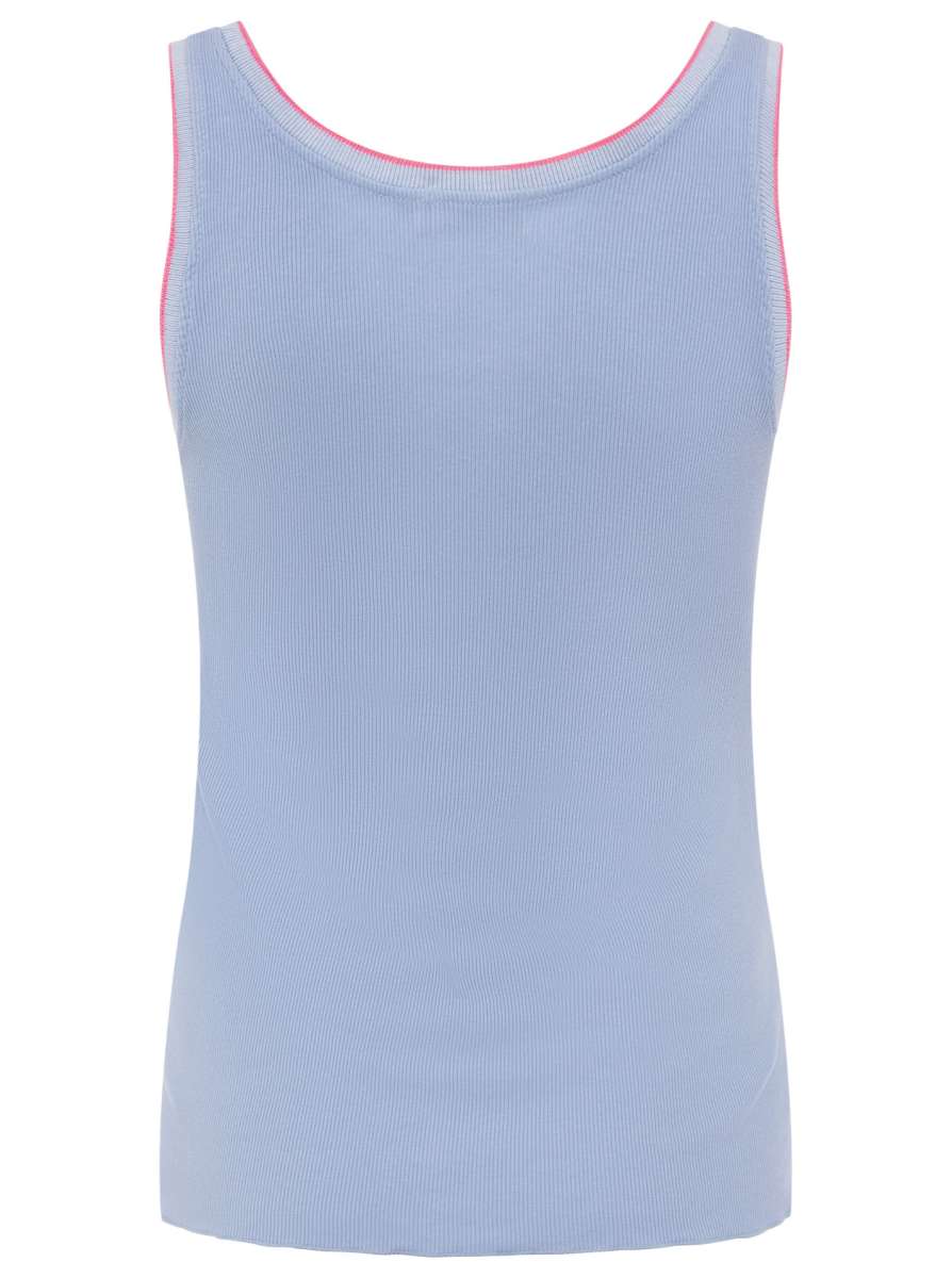 💕 Zwillingsherz Top "Neon" Tanktop Hellblau