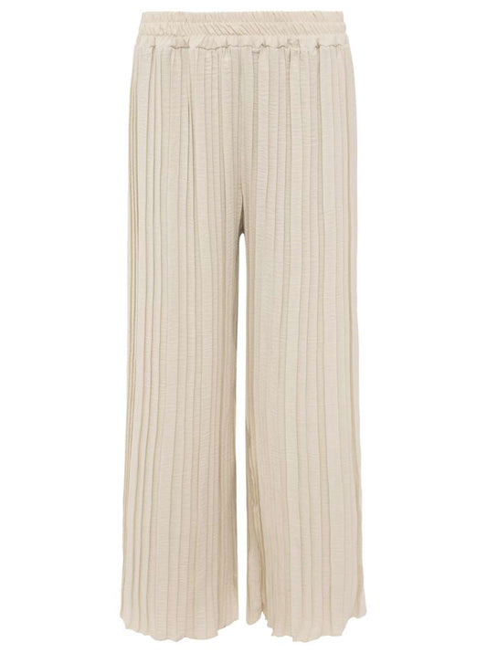 💕 Zwillingsherz Hose Plissee "Summer" Beige