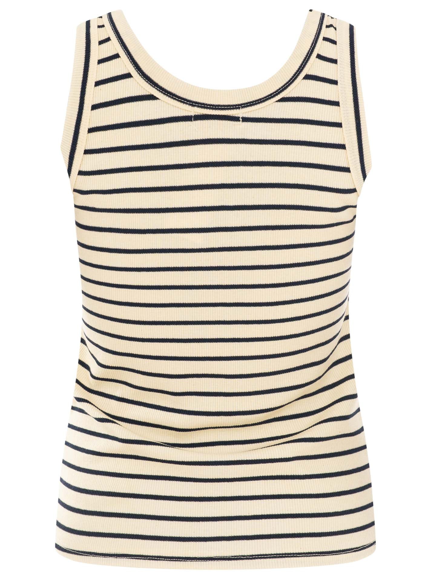 💕 Zwillingsherz Top "Classic Streifen" Navy