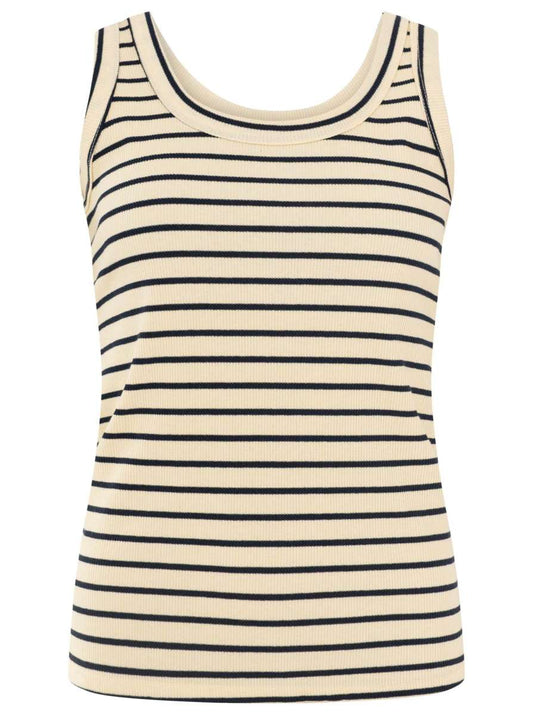 💕 Zwillingsherz Top "Classic Streifen" Navy
