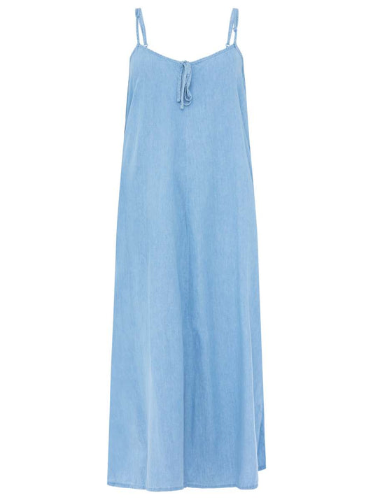 💕 Zwillingsherz Trägerkleid aus Lyocell Hellblau