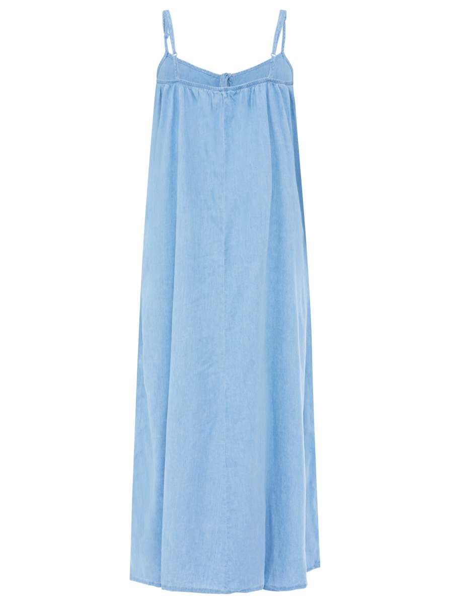 💕 Zwillingsherz Trägerkleid aus Lyocell Hellblau