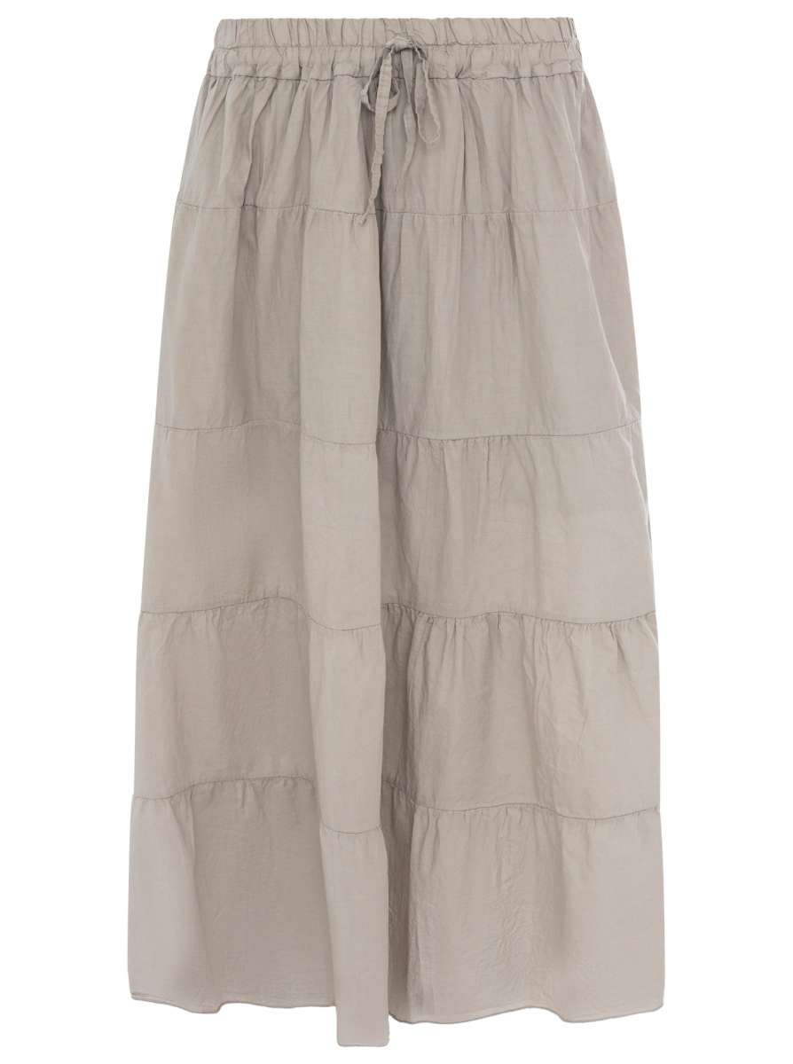 💕 Zwillingsherz Maxirock BW "Summer & Uni" Beige