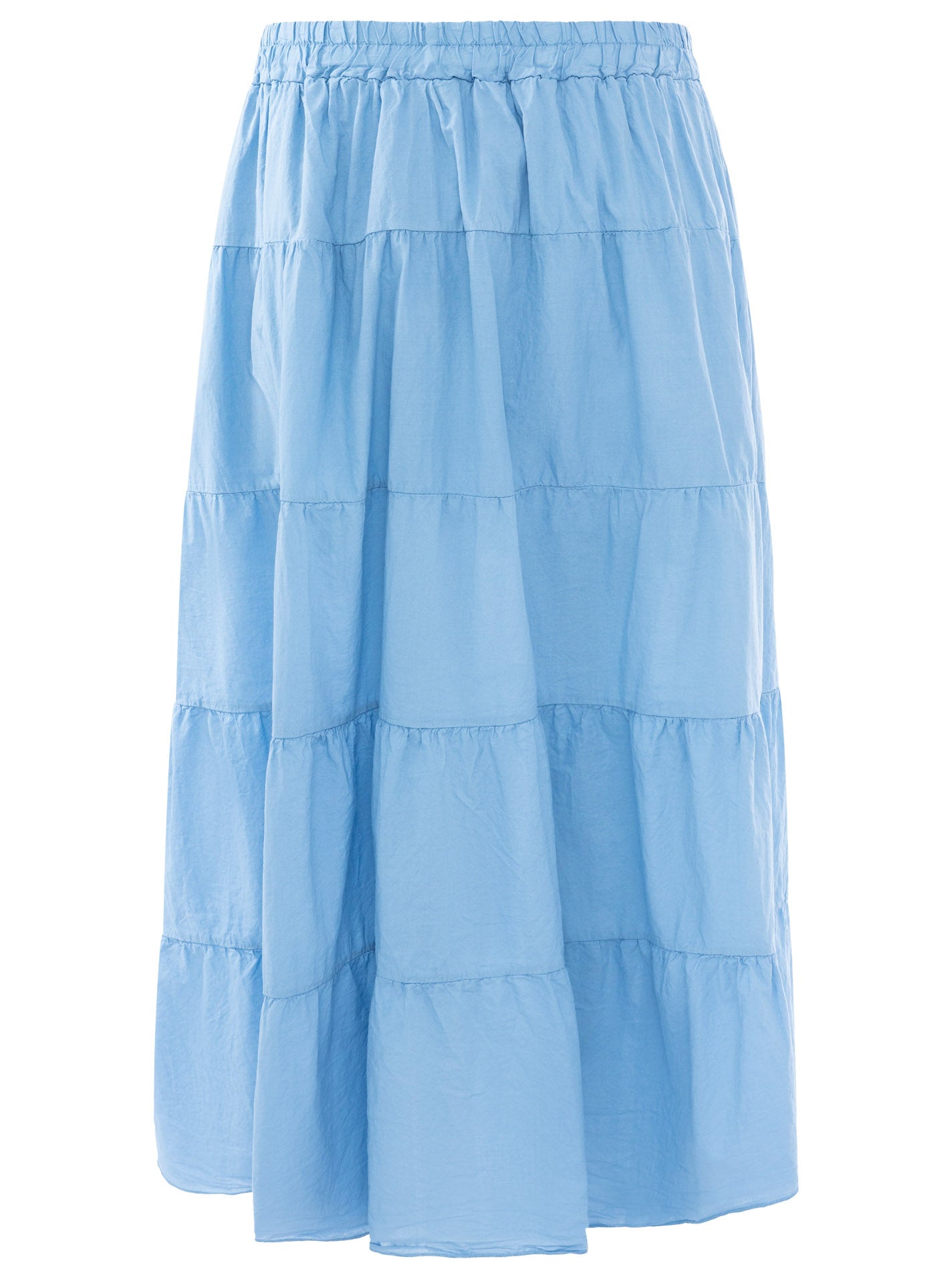 💕 Zwillingsherz Maxirock BW "Summer & Uni" Hellblau