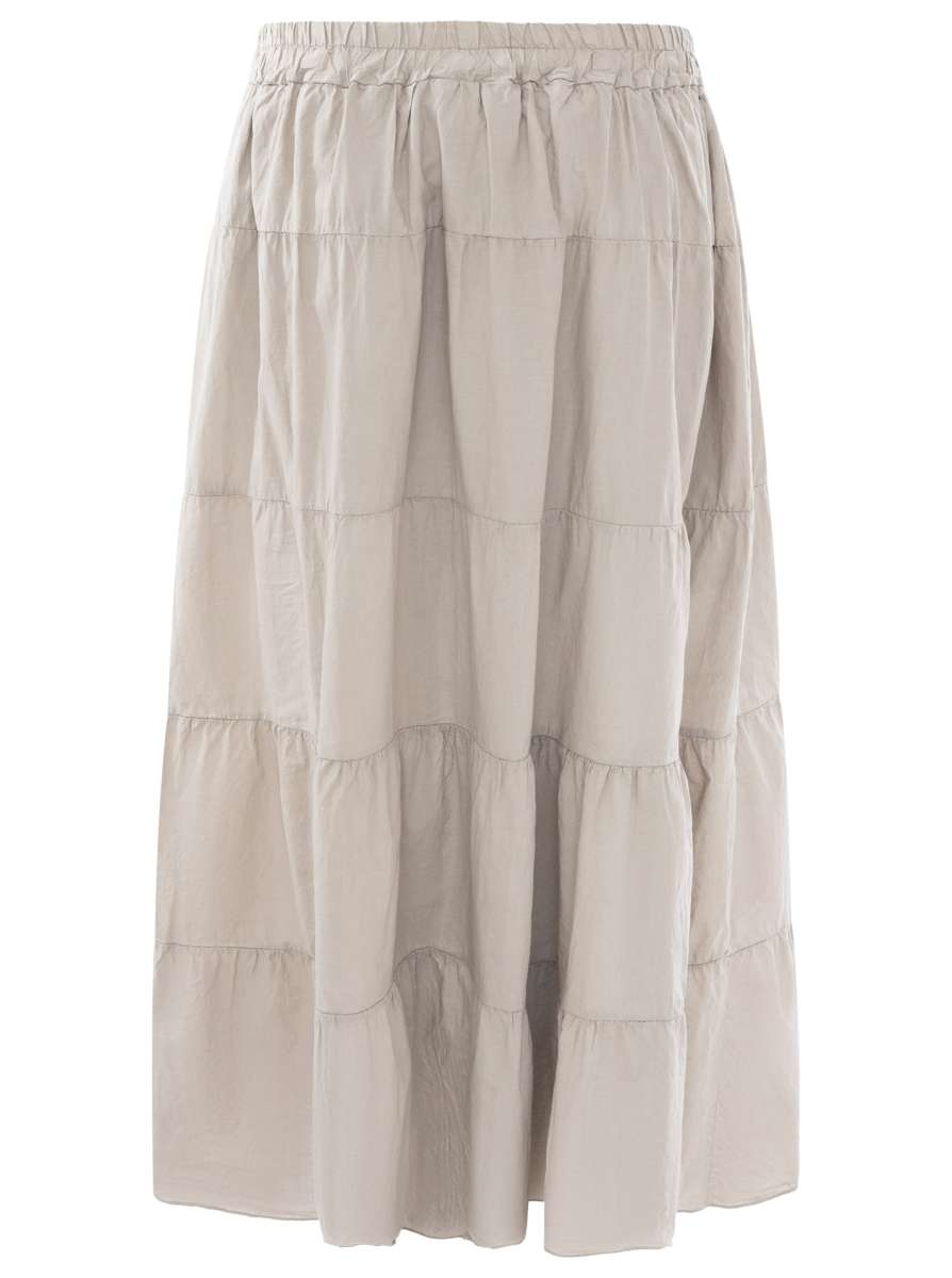 💕 Zwillingsherz Maxirock BW "Summer & Uni" Beige