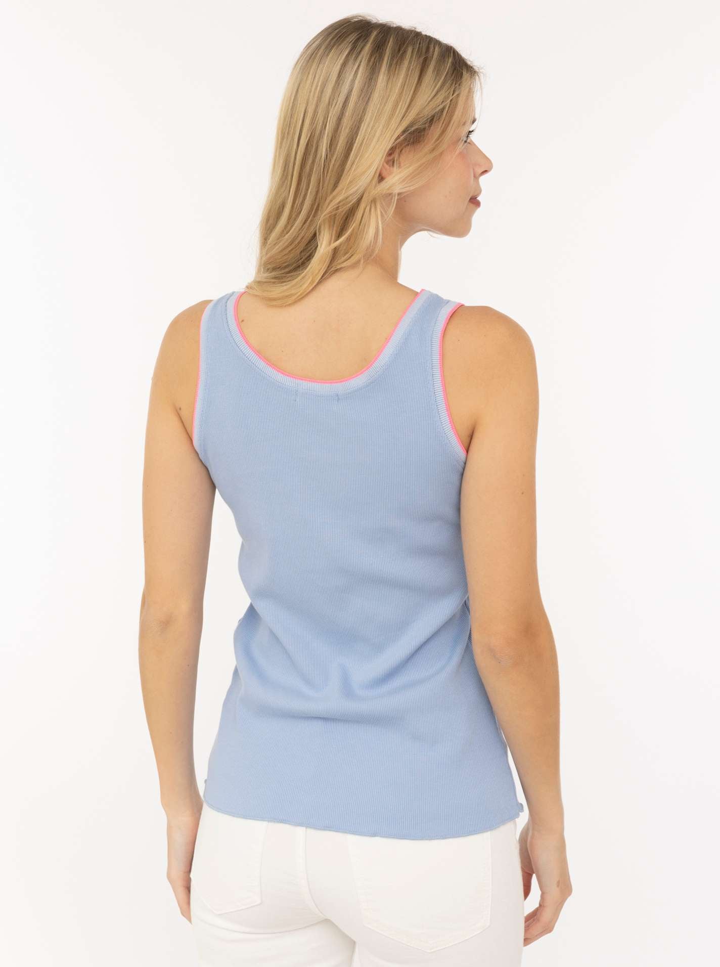 💕 Zwillingsherz Top "Neon" Tanktop Hellblau