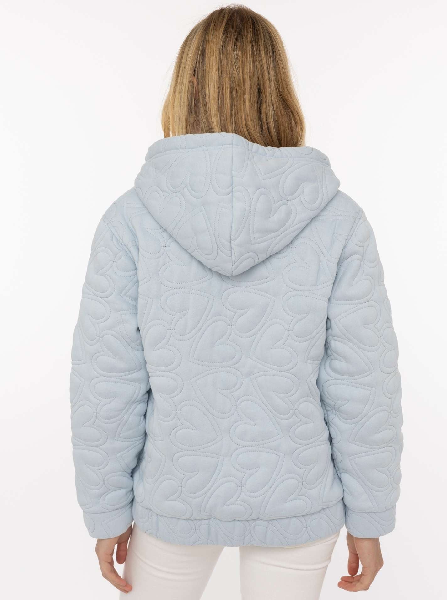 💕 Zwillingsherz Hoodiejacke "Endless Love" Hellblau