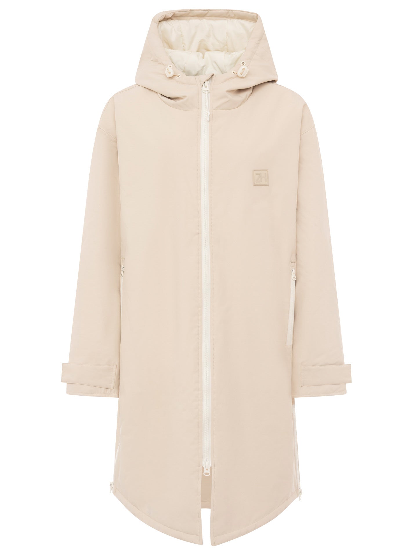 💕 Zwillingsherz Oversize Windjacke "Summer" Hellbeige
