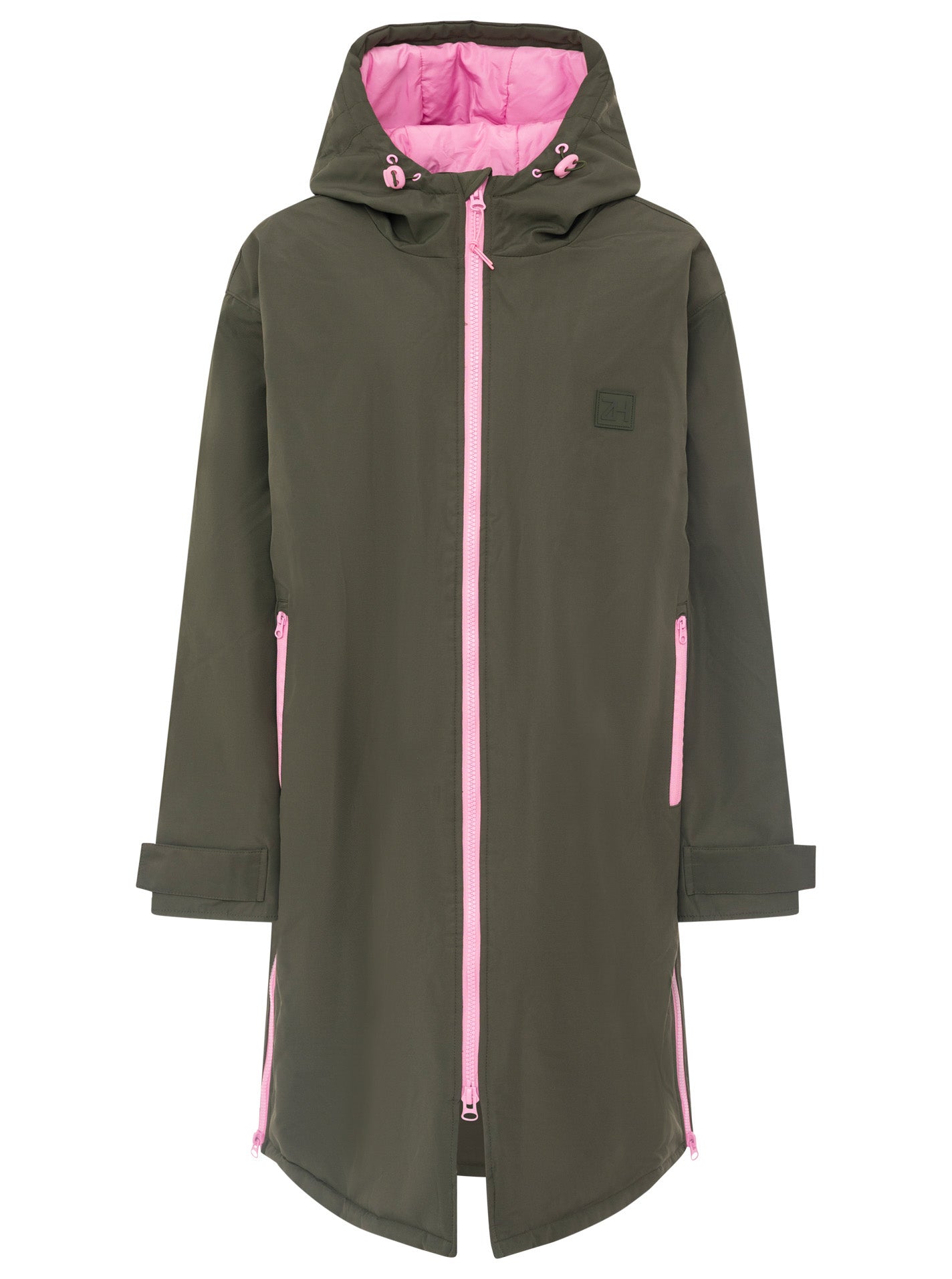 💕 Zwillingsherz Oversize Windjacke "Summer" Khaki