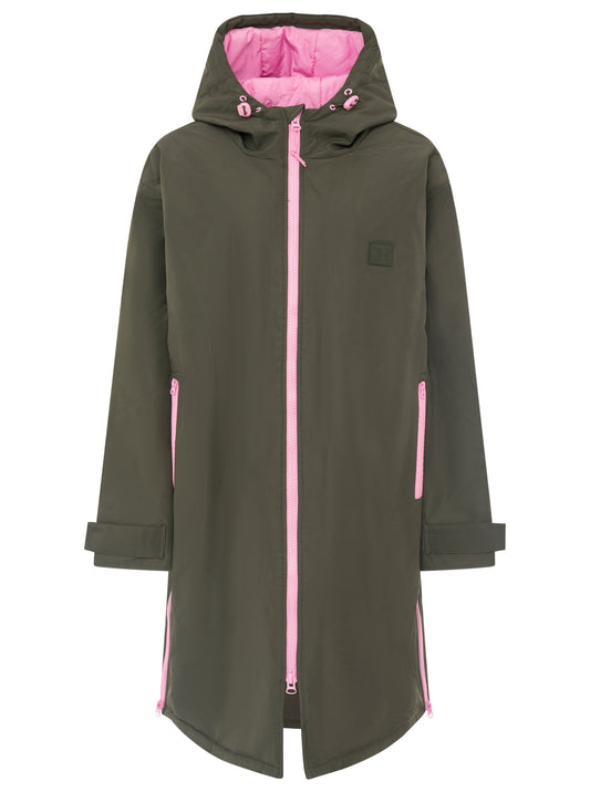 💕 Zwillingsherz Oversize Windjacke "Summer" Khaki