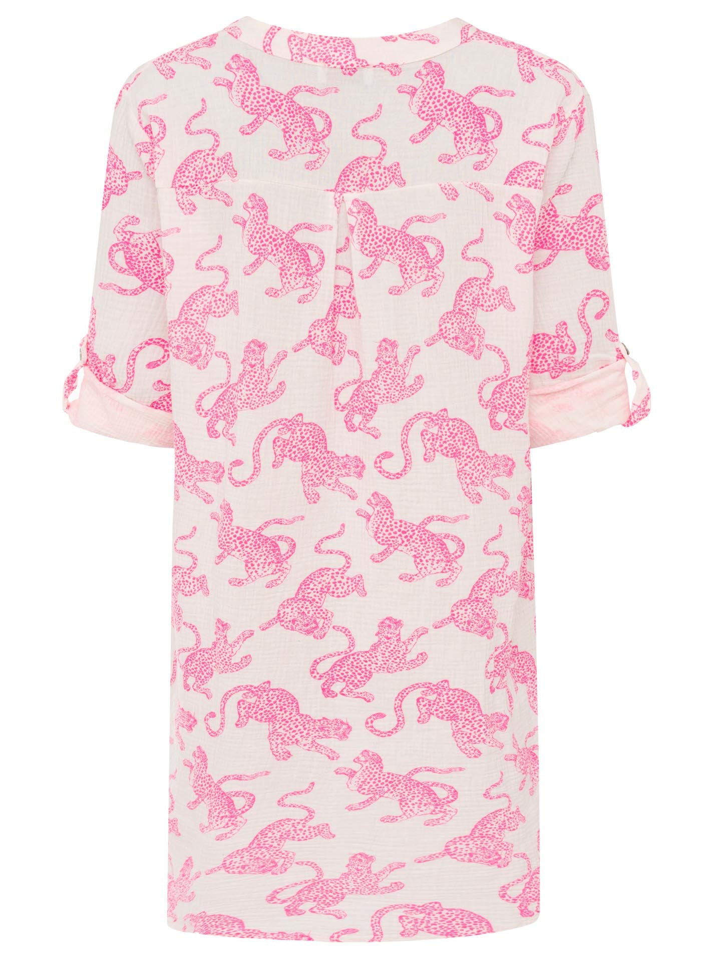 💕 Zwillingsherz Tunika BW "Leopard" Pink