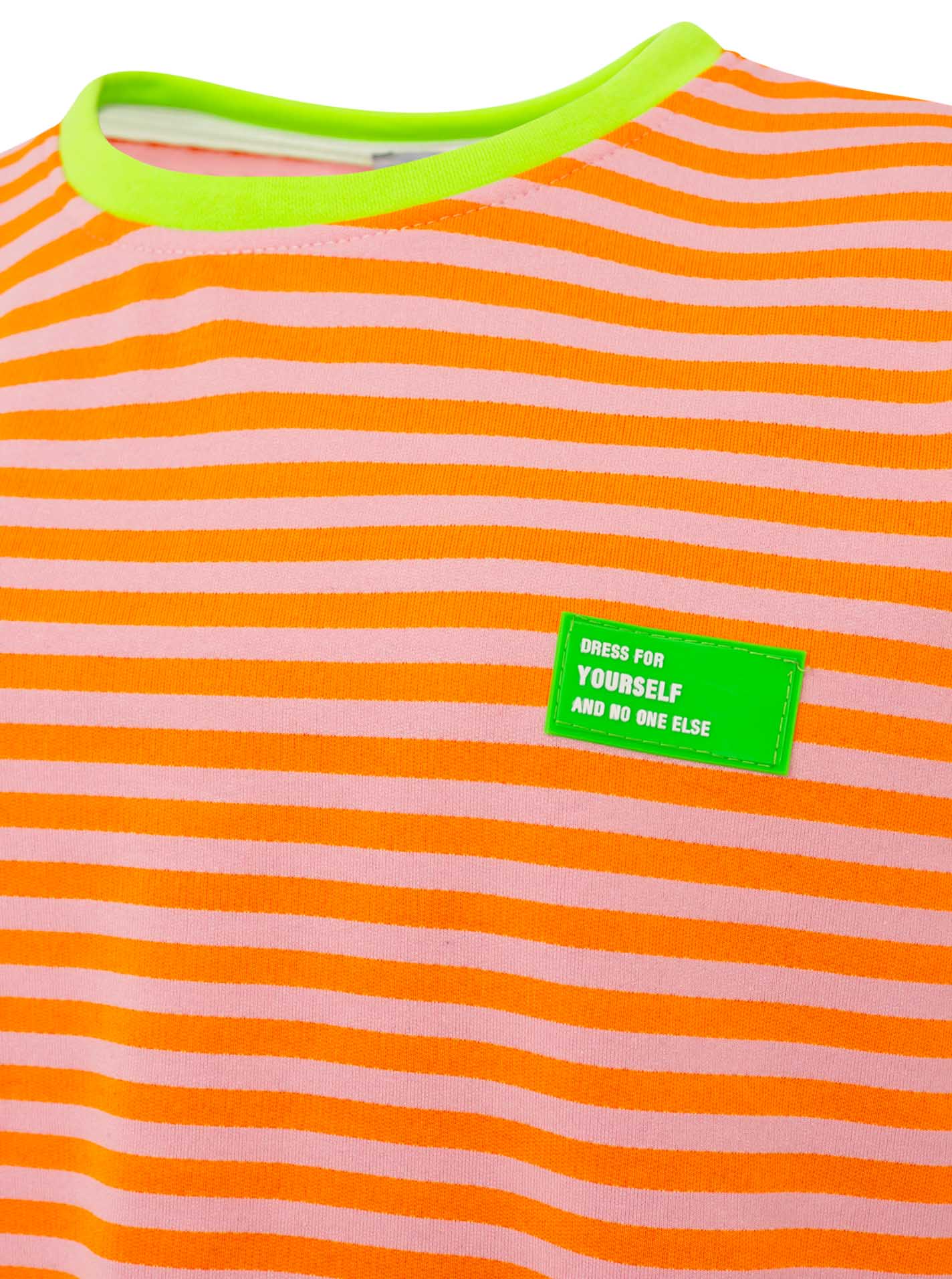 💕 Zwillingsherz Shirt Sweat "Dress for yourself" Orange