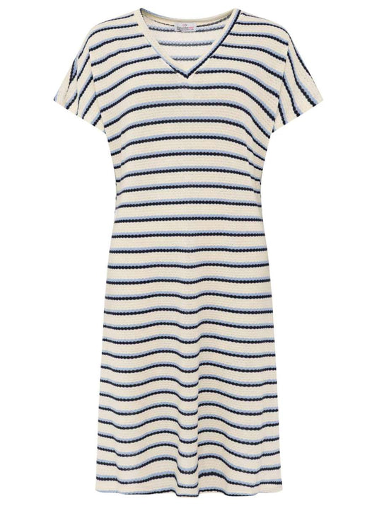 💕 Zwillingsherz Häkelkleid "Summer Lines" Blau
